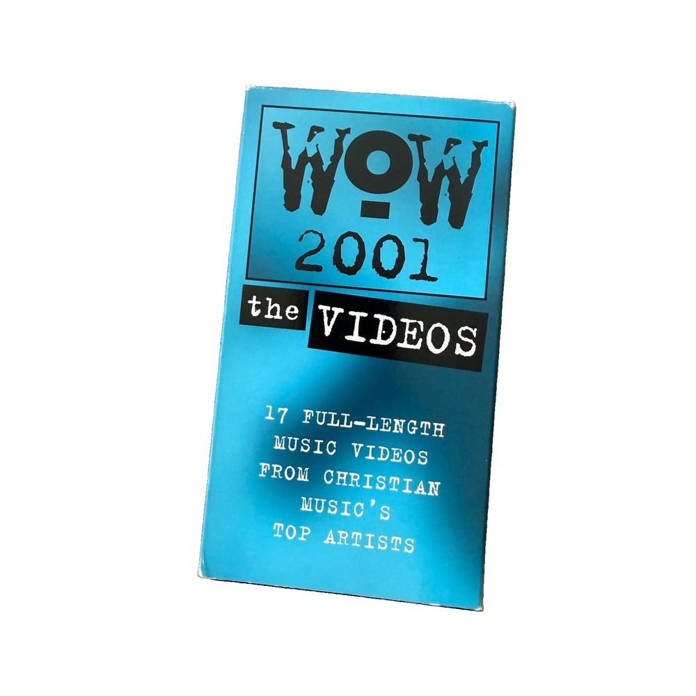 WOW 2001 VHS Tape Christian Rock Music Videos